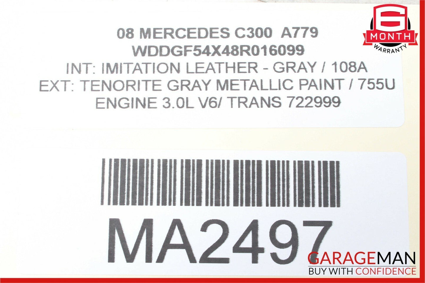 08-14 Mercedes W204 C250 C350 Sedan Rear Left Side Door Control Module Unit