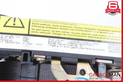 03-08 Maserati Quattroporte M139 Front Left Driver Side Seat Belt Black OEM