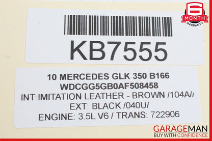 08-14 Mercedes X204 GLK350 C300 Rear Left Side Exterior Door Handle OEM