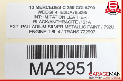 08-15 Mercedes W204 C250 C300 Trunk Lid Release Handle 2047500293 OEM
