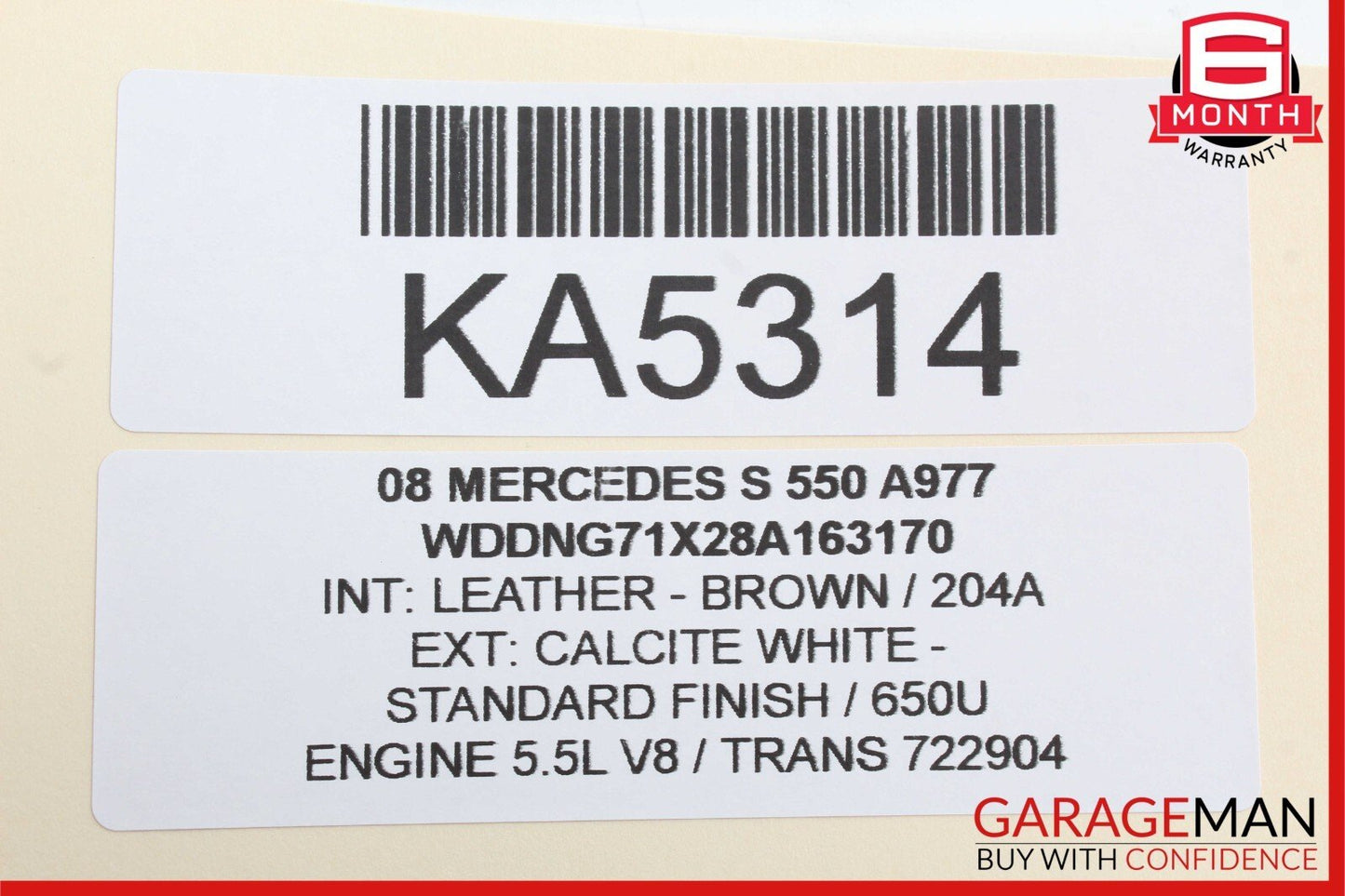 07-09 Mercedes CL550 S550 S63 AMG Trunk Release Remote Open Close Module