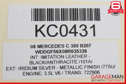 08-11 Mercedes W204 C300 C350 C63 AMG Floor Gear Shift Shifter Selector Box