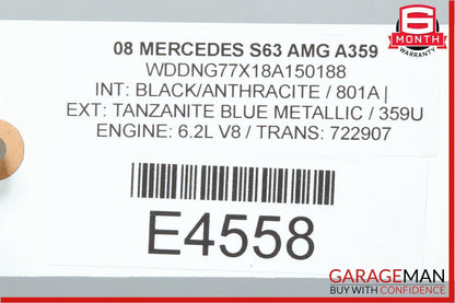 07-09 Mercedes W221 S63 Rear Window Sun Shade Screen Roller Blind OEM