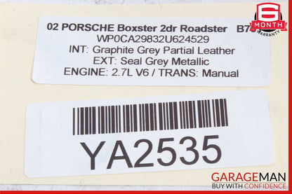 00-04 Porsche Boxster 986 Rear Right Side Wheel Spindle Knuckle Hub Bearing