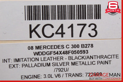 08-21 Mercedes W204 C300 GLA250 Rear Overhead Dome Light Reading Map Lamp OEM