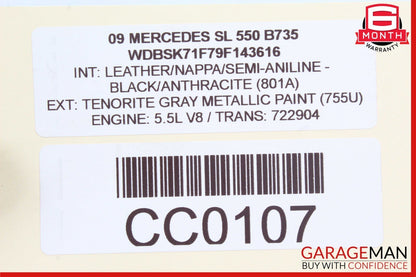 07-12 Mercedes R230 SL550 SL55 AMG Steering Column Combination Switch Assembly