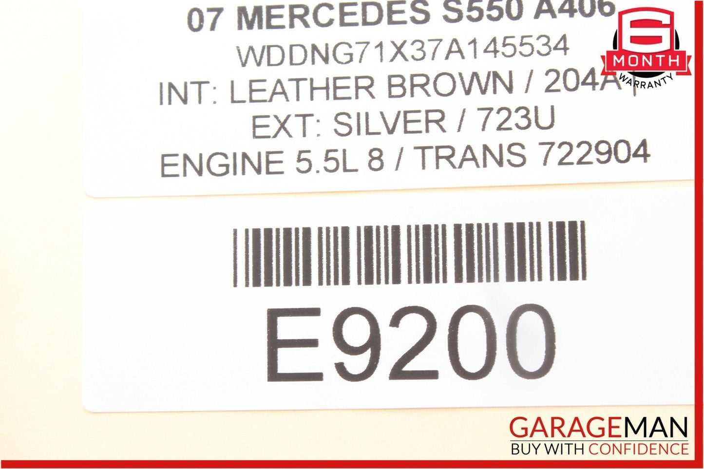07-13 Mercedes W221 S550 CL600 Front Left Side Seat Control Switch Set Assembly