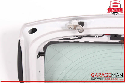 12-15 BMW X1 E84 Trunk Hatch Lid Tailgate Assembly White OEM