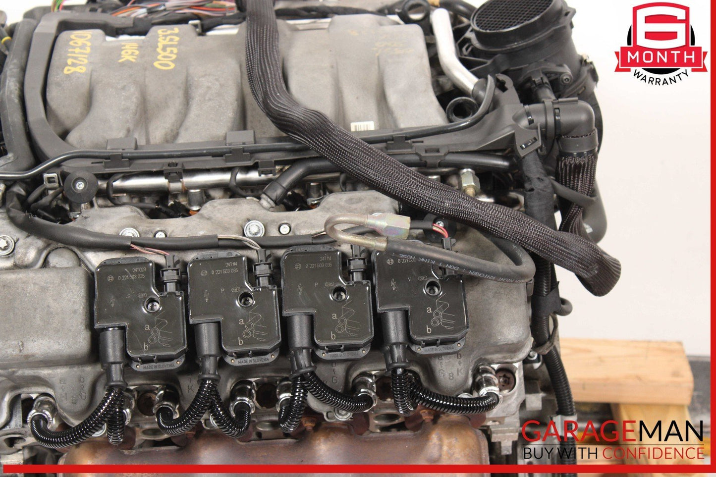 03-06 Mercedes R230 SL500 RWD Engine Motor Block Assembly OEM 146k