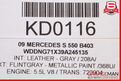 07-14 Mercedes W221 S550 CL550 Trunk Release Remote Open Close Module Unit OEM