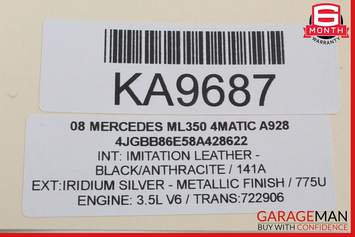 03-12 Mercedes W164 ML350 R350 GL350 Front Left Seat Control Module OEM