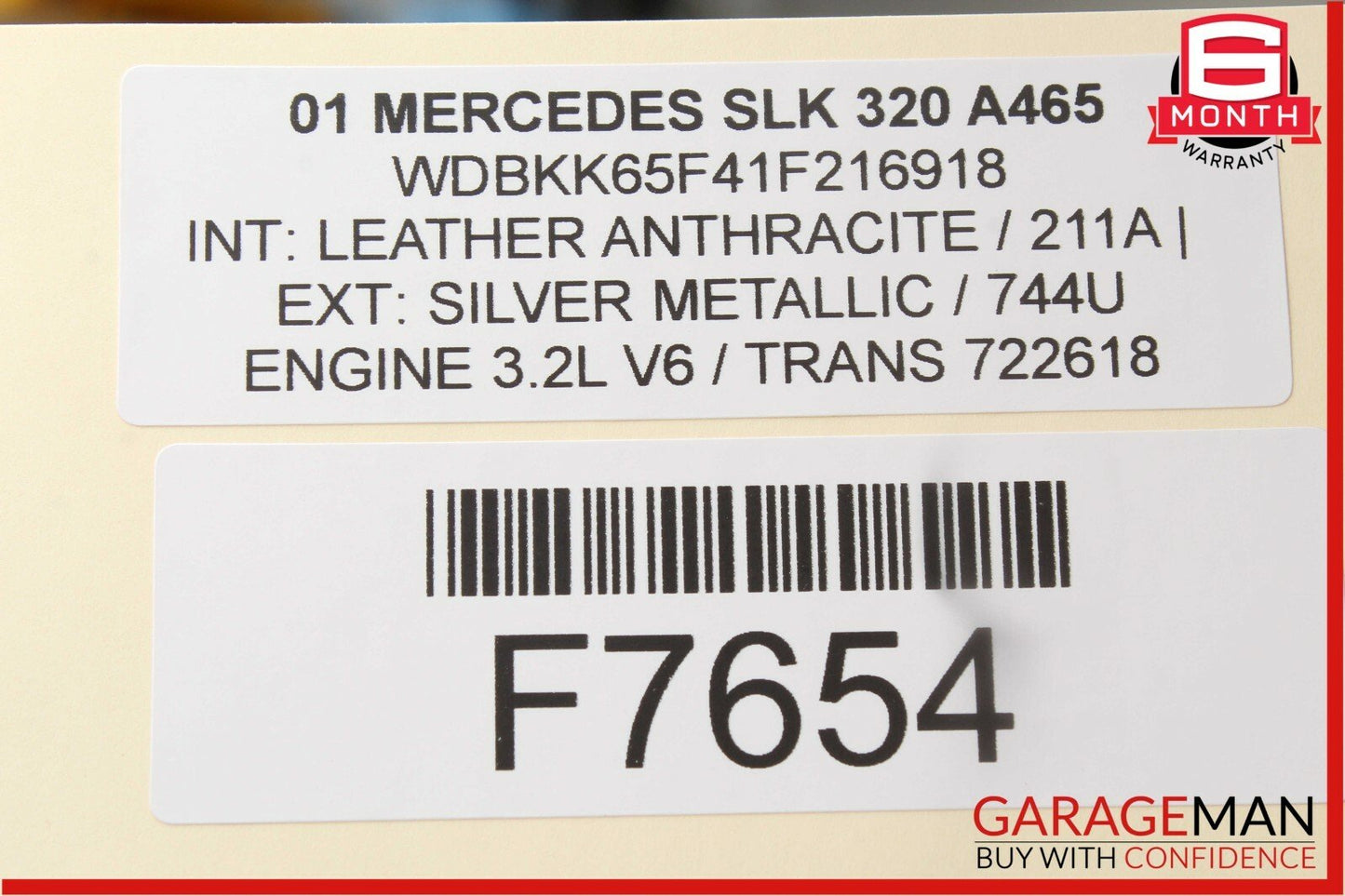 01-04 Mercedes R170 SLK230 SLK320 Front Right Passenger Exterior Door Handle OEM
