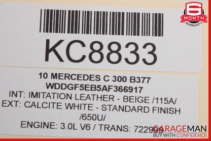 08-11 Mercedes W204 C250 C300 Front Left Driver Side Door Lock Latch Actuator