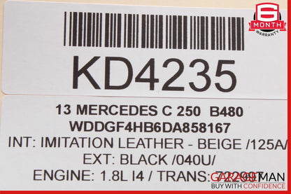 12-14 Mercedes W204 C350 C250 C300 Right Passenger Exterior Door Handle Black