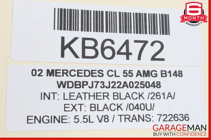 01-06 Mercedes W215 CL55 AMG Antenna Compensation Booster Module Unit OEM
