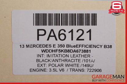 10-13 Mercedes W212 E400 E350 E550 Front Right Side Interior Door Panel Assembly