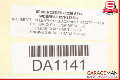 05-07 Mercedes W203 C230 C320 Rear Right Passenger Side Exterior Door Handle OEM