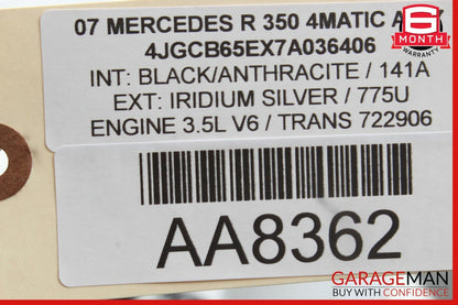 06-11 Mercedes W251 R350 CLS550 E550 TPMS Tire Pressure Control 1645400762 OEM