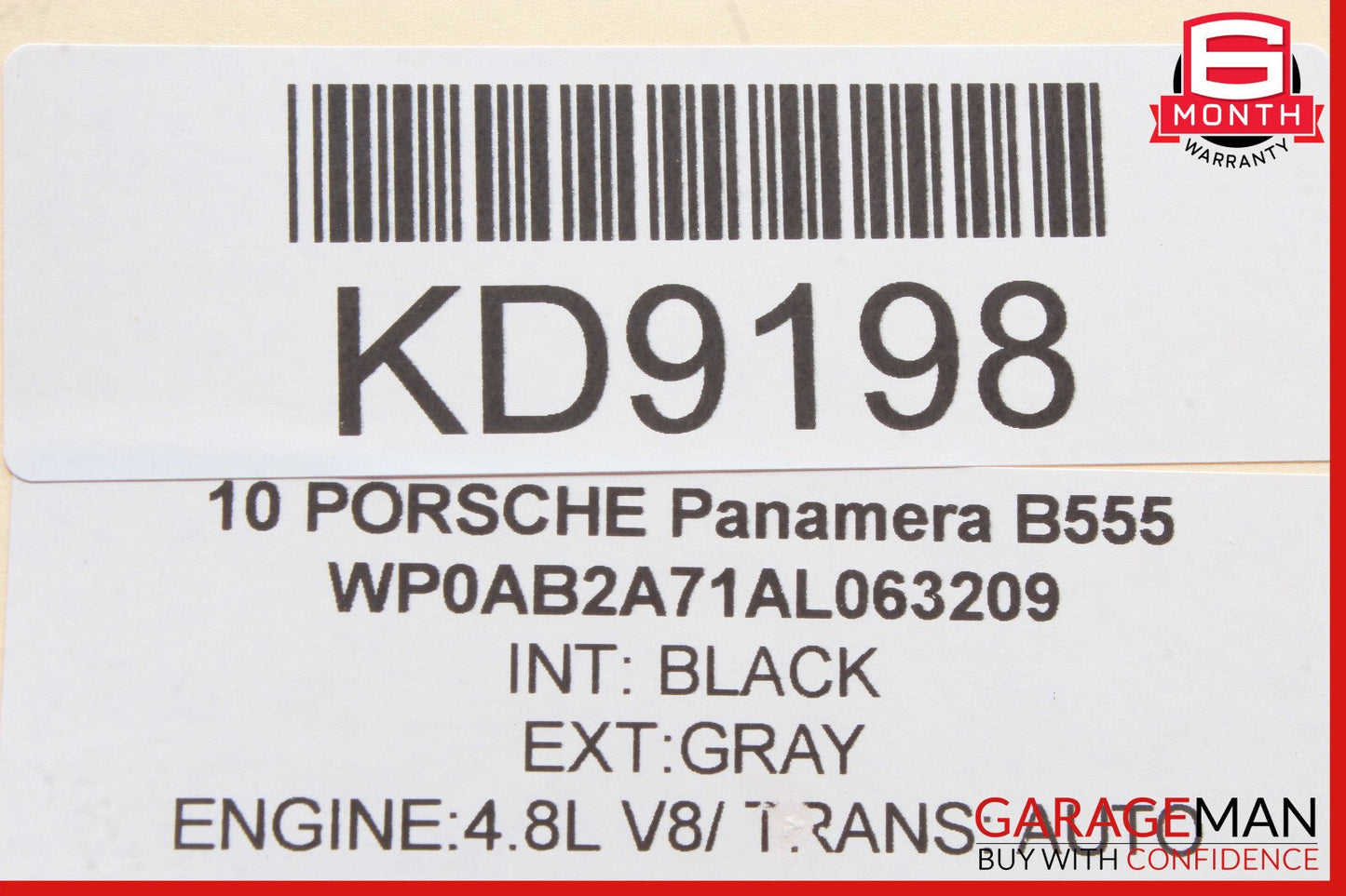 10-15 Porsche Panamera 970 Center Console Rear Right A/C AC Air Vent Trim OEM