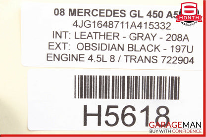 06-09 Mercedes X164 GL450 3rd Row Rear Right Side Seatbelt Retractor OEM