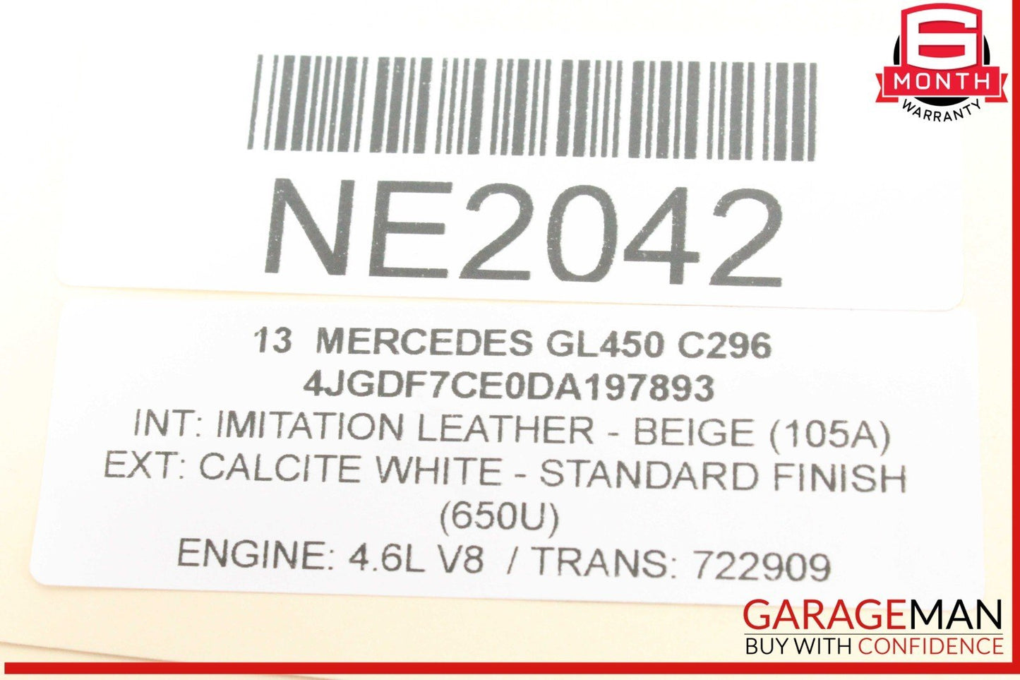 11-20 Mercedes X166 GL450 E550 Engine Oil Filter Housing 2781800410 OEM