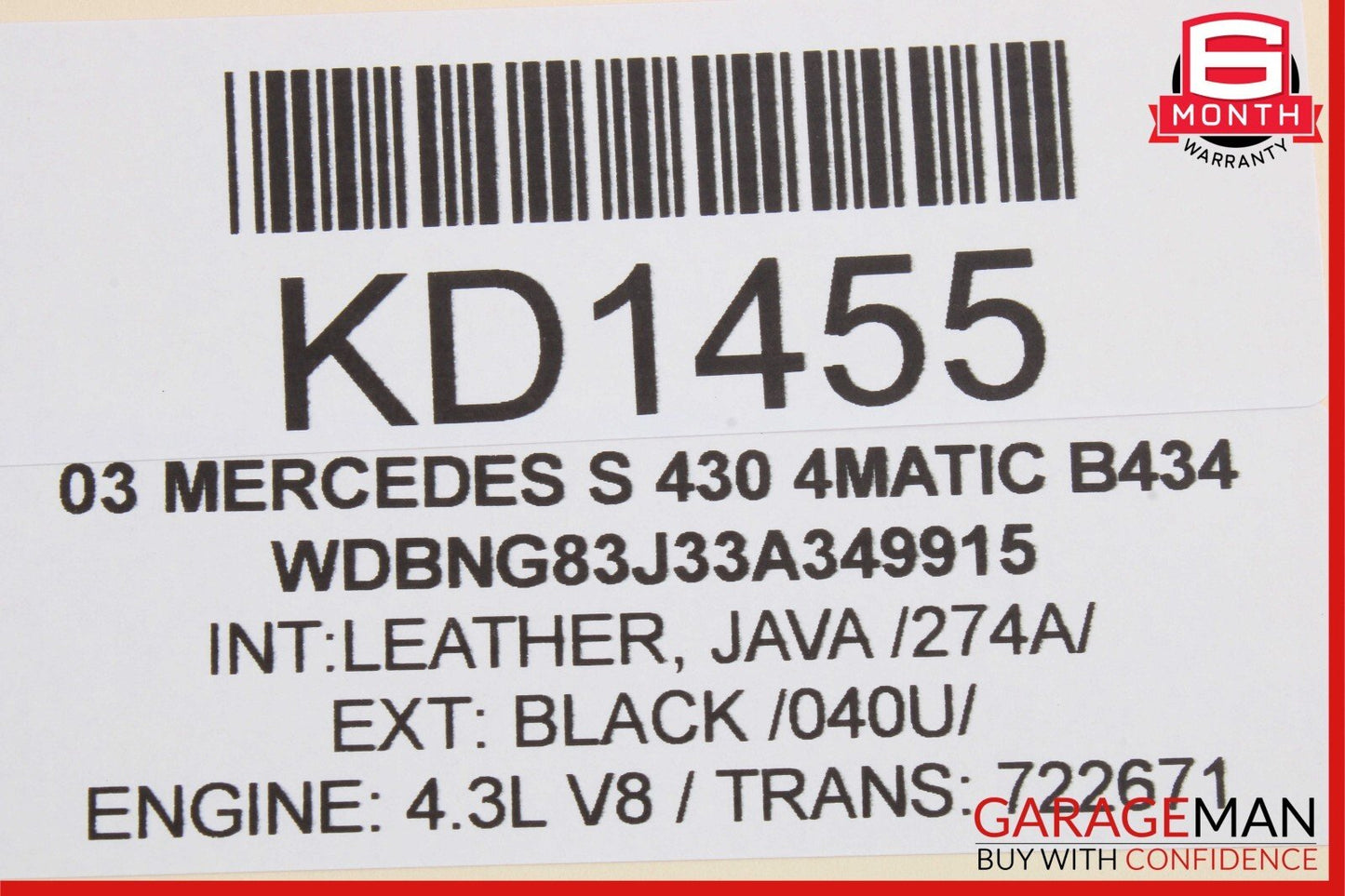 00-06 Mercedes W220 S600 S55 Front Right And Rear Left Door Sound Speaker Set