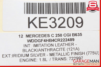 08-18 Mercedes C250 C350 E550 Rear Right Passenger Side Door Control Module Unit