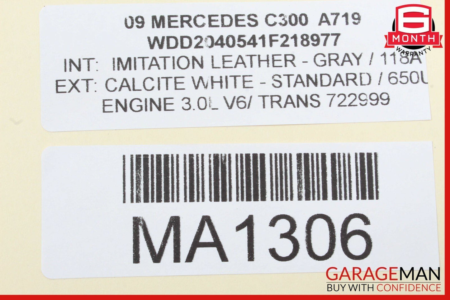 08-18 Mercedes C300 GLK350 CLS550 Rear Left Side Door Control Module Unit OEM