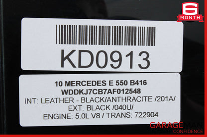10-13 Mercedes W207 E350 E550 Coupe Rear Right Quarter Window Glass OEM