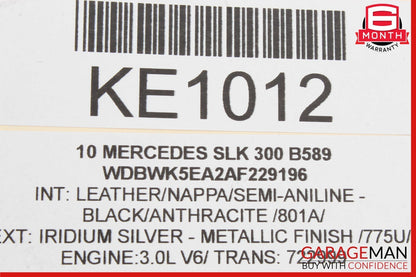 05-11 Mercedes R171 SLK300 SLK350 SLK55 Dash Dashboard Glove Box Storage Assy