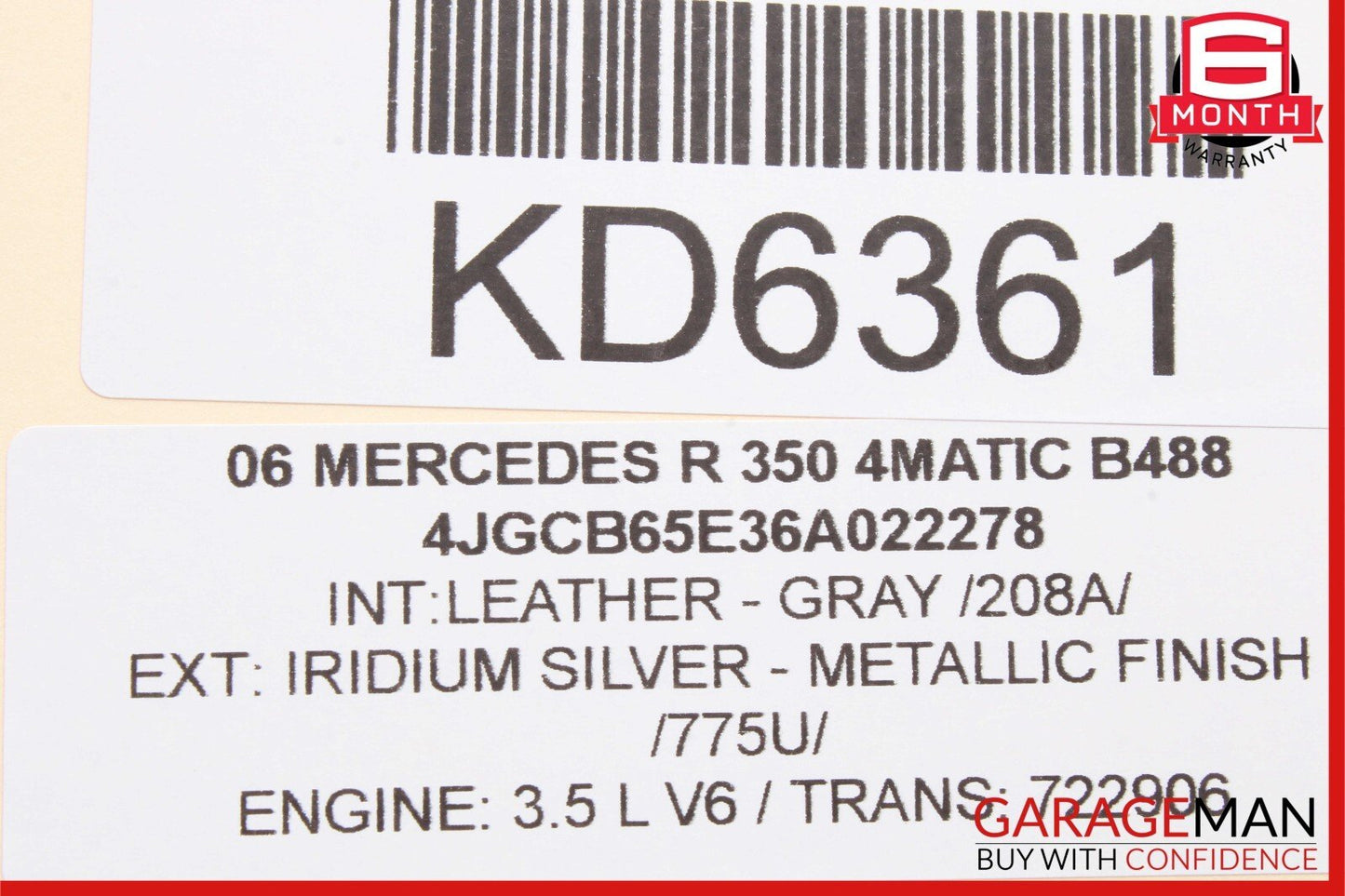 05-13 Mercedes W251 R350 E550 Front Left Side Engine Timing Chain Cover Plate