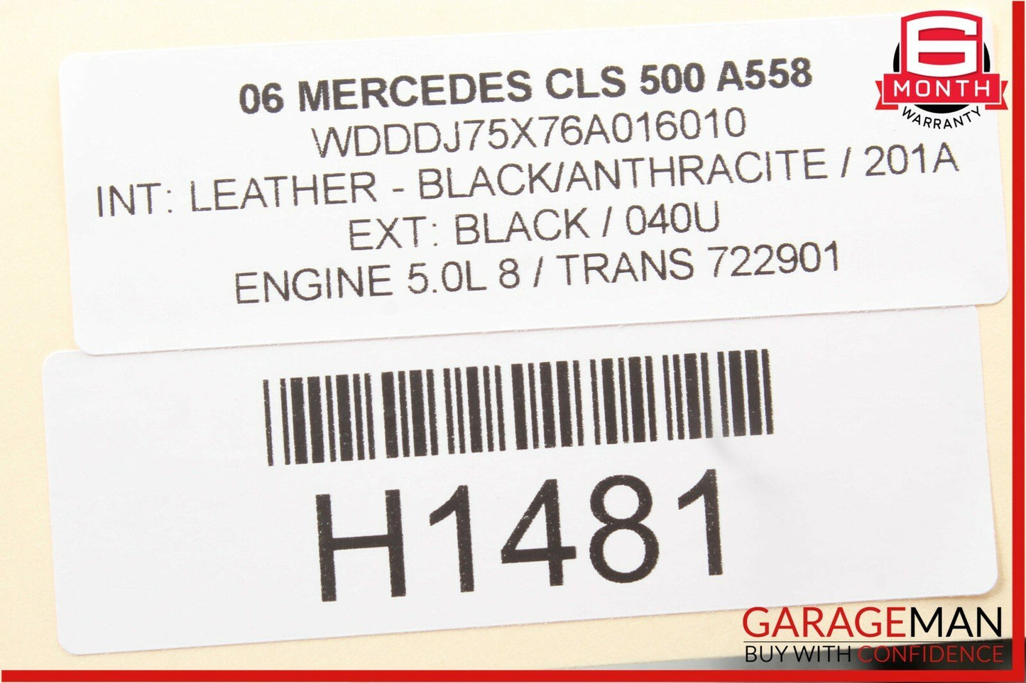 06-11 Mercedes W219 CLS500 Rear Left Side Door Computer Controller Module OEM