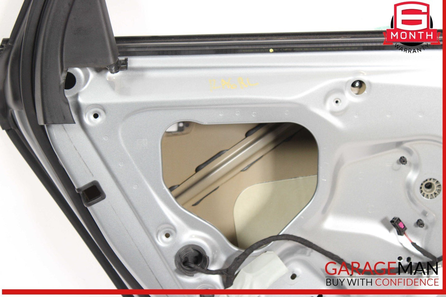 12-18 Audi A6 Rear Left Driver Side Exterior Door Shell Frame Panel OEM
