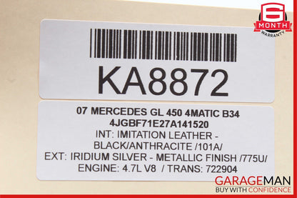 06-12 Mercedes GL450 GL550 R350 ML63 AMG DVD Player Video Splitter
