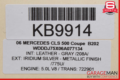 06-11 Mercedes W219 CLS500 Front Left Door Window Regulator Motor OEM