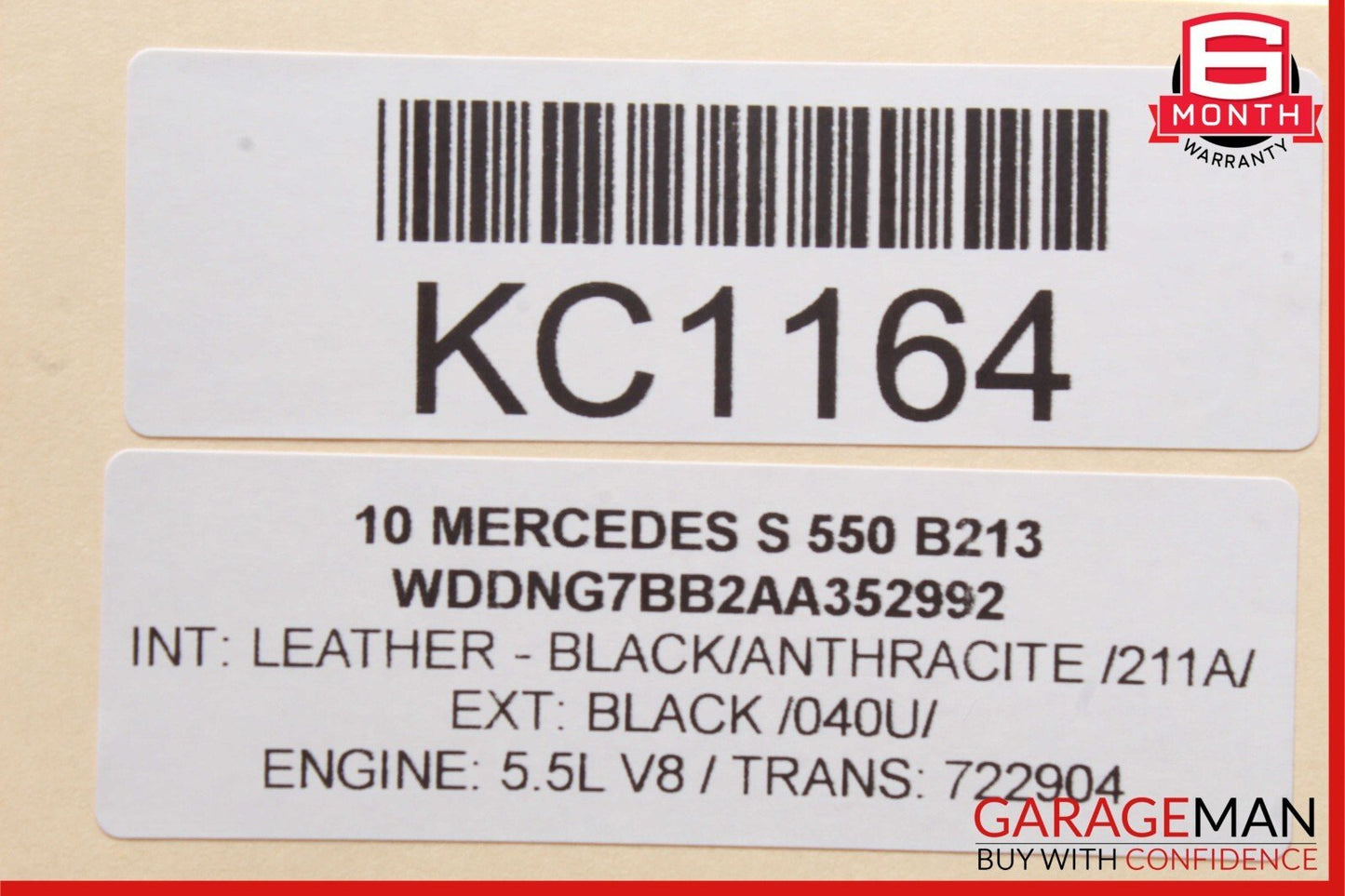 07-13 Mercedes W221 S550 CL550 Trunk Release Remote Open Close Module Unit OEM