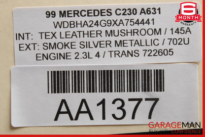 98-00 Mercedes W202 C230 ABS ASR Anti Lock Control Module Unit OEM