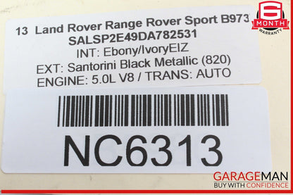 12-13 Land Rover Range Rover Sport Front Floor Console Bezel Trim w/ Switch OEM