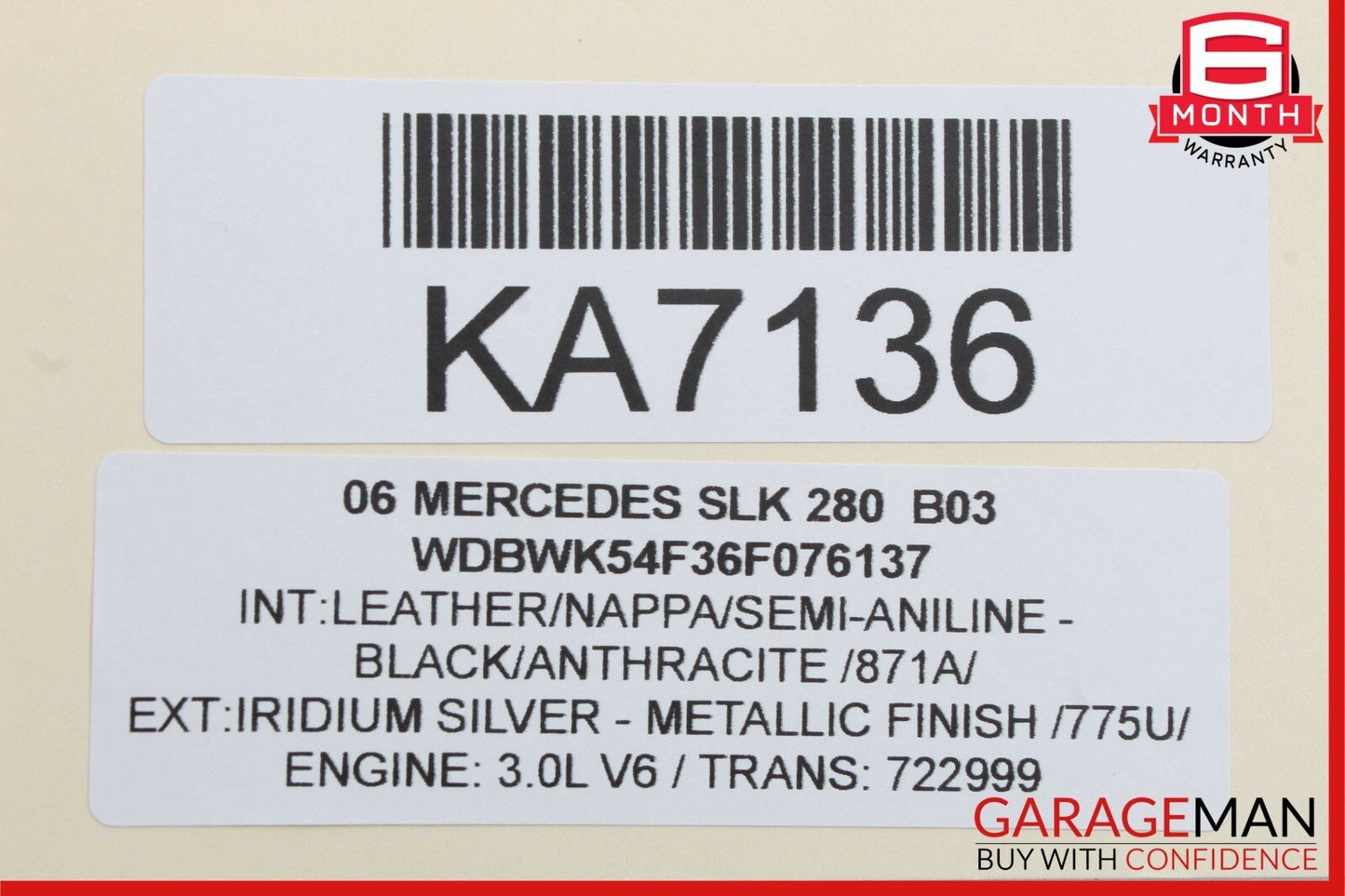 05-11 Mercedes R171 SLK200 SLK280 Front Right Side Door Lock Latch Actuator