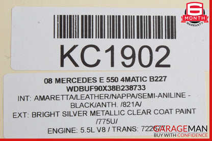 03-09 Mercedes W211 E320 E350 Rear Right Side Door Lock Latch Actuator