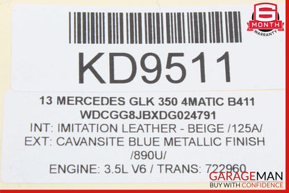 07-18 Mercedes GLK350 E400 CL550 Rear Right / Left Axle CV Half Shaft Driveshaft