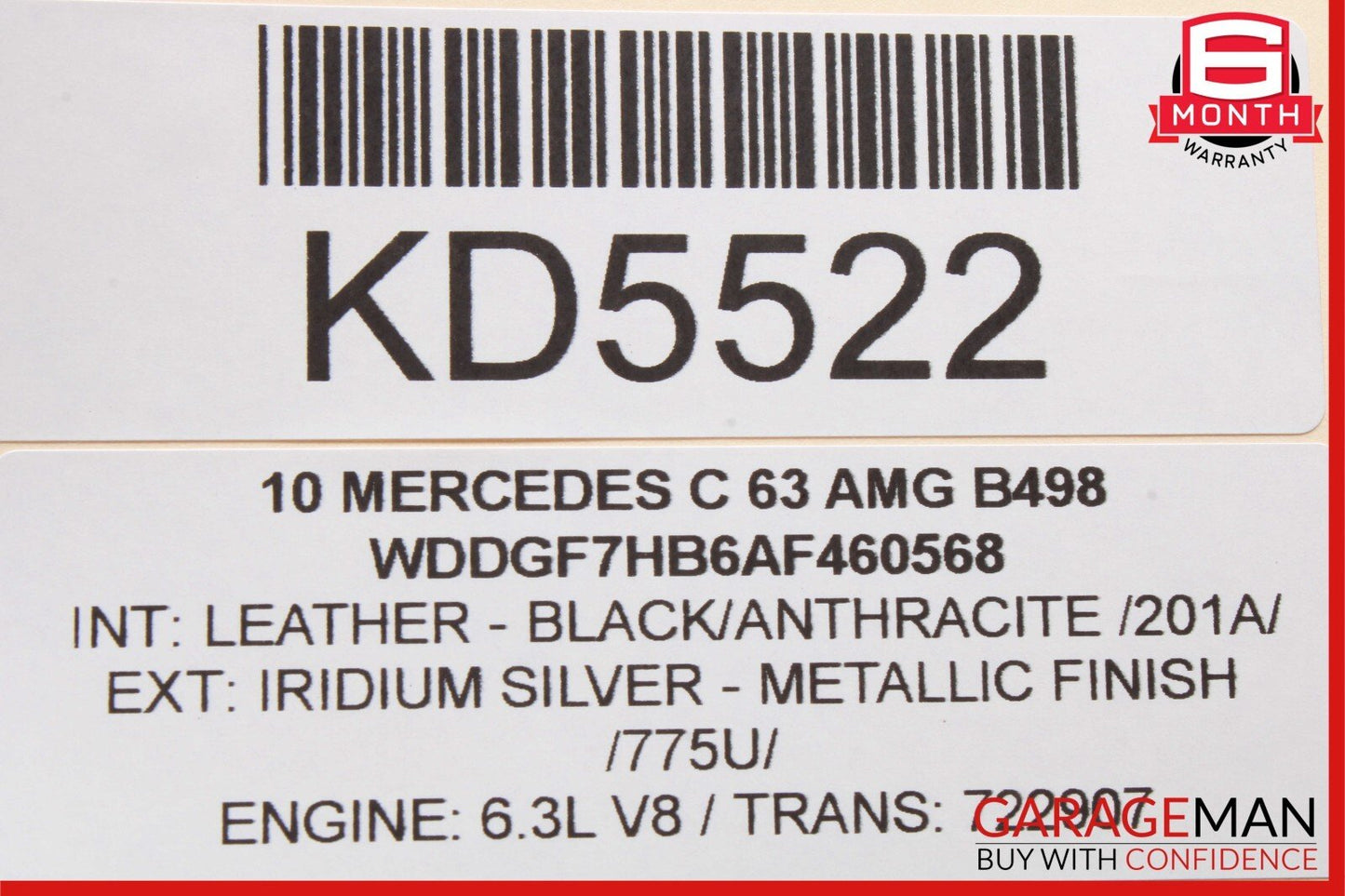 08-11 Mercedes W204 C300 C63 AC A/C Heater Climate Temp Switch Control Module