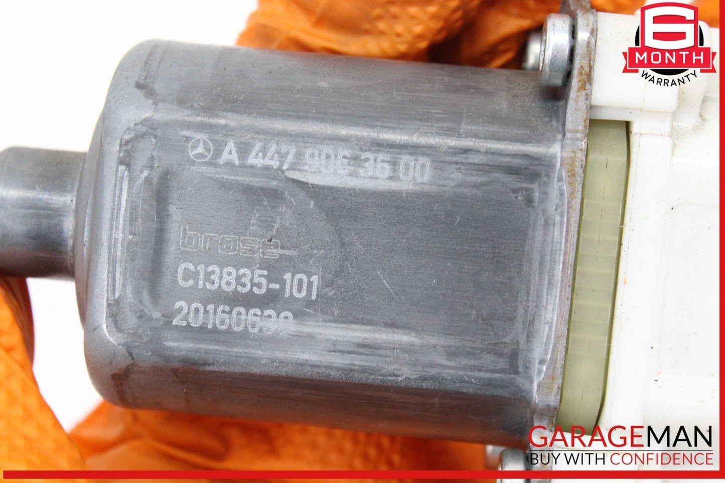 16-23 Mercedes W447 Metris Front Right Passenger Side Window Regulator Motor OEM