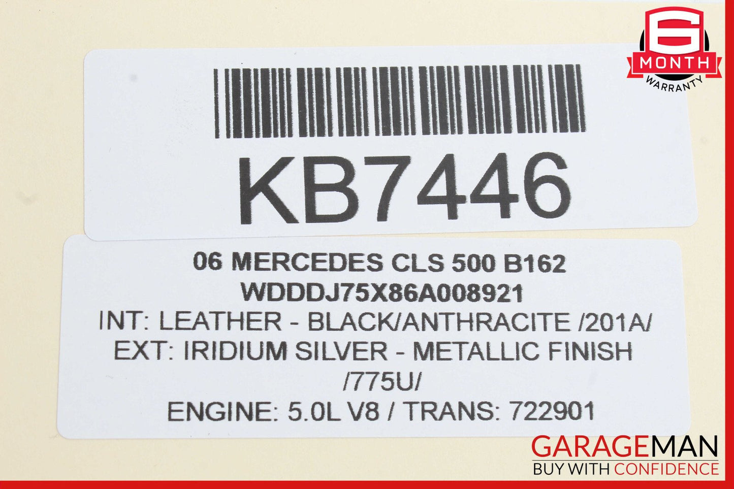 06-11 Mercedes W219 CLS550 CLS55 AMG Front Right Door Lock Latch Actuator OEM