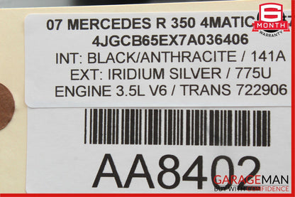 06-12 Mercedes W251 R250 SL500 Telephone Phone Bluetooth Voice Control Module