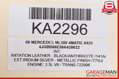 06-13 Mercedes ML350 GL450 R350 Front Right Side Door Control Module Unit OEM