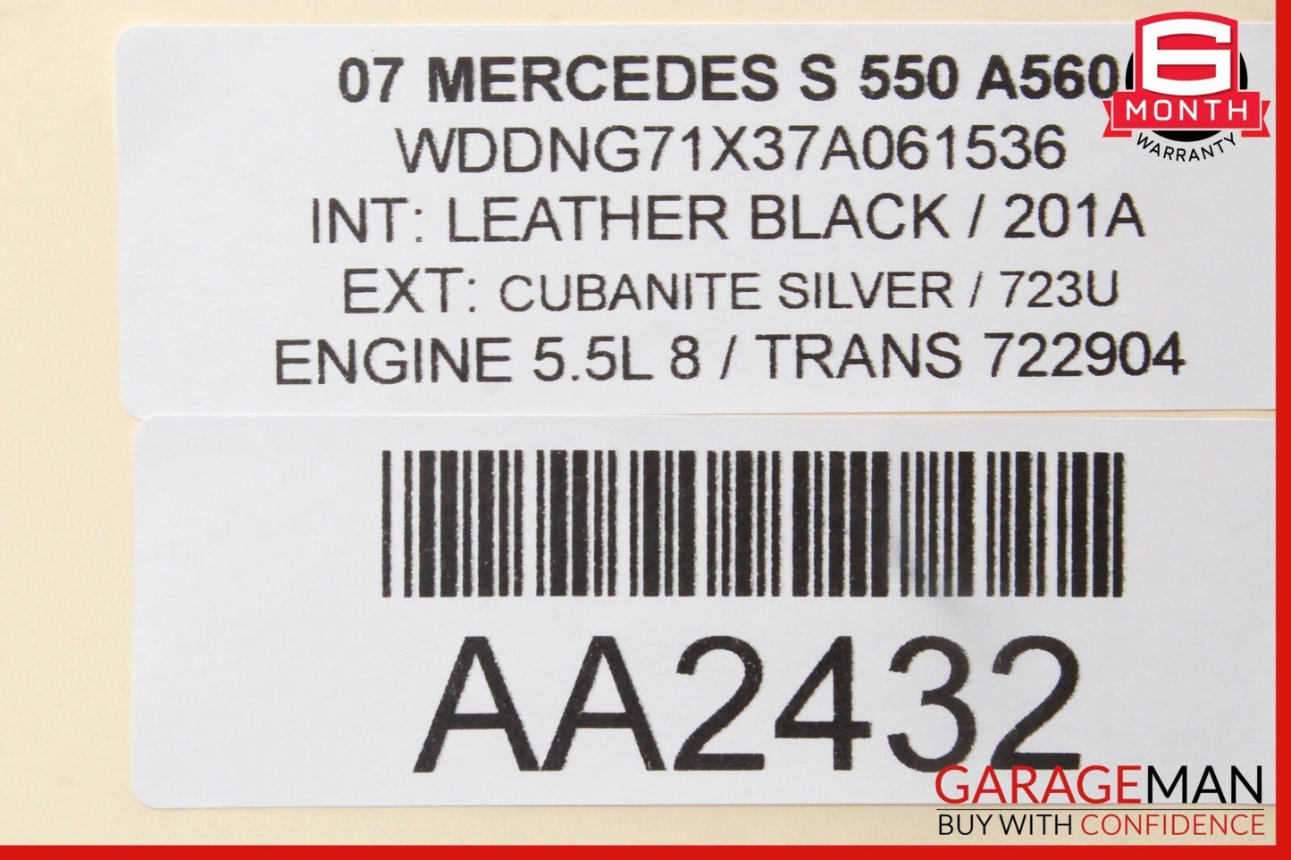 07-09 Mercedes W221 S550 Ash Tray Ashtray Lighter Compartment Trim Brown OEM