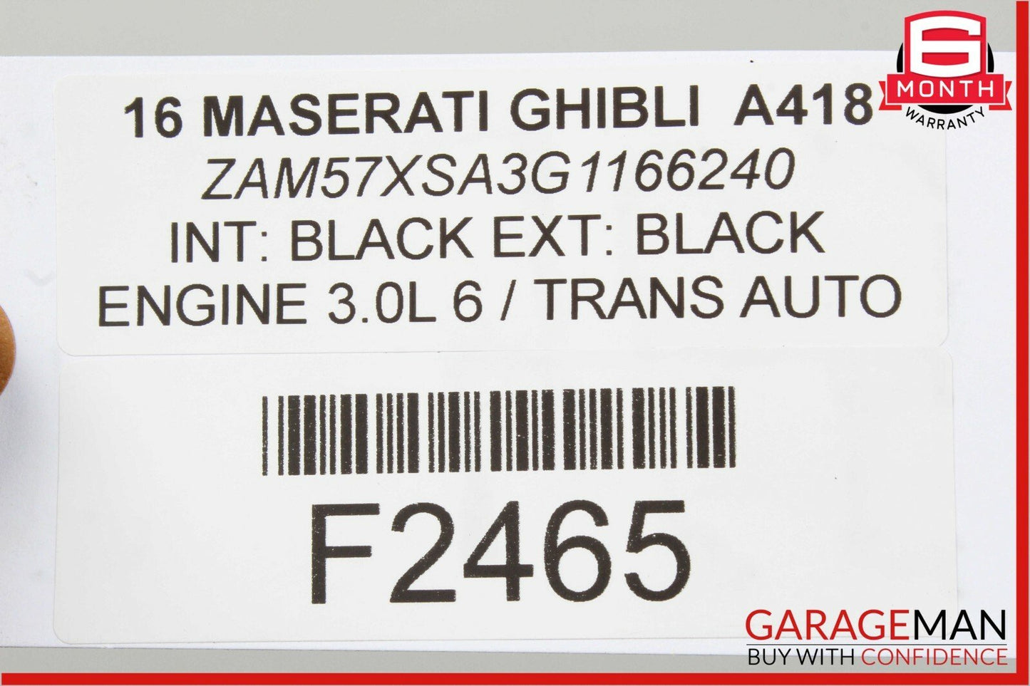 14-17 Maserati Ghibli Rear Left & Right Side Exhaust Muffler Tip Tips Set OEM