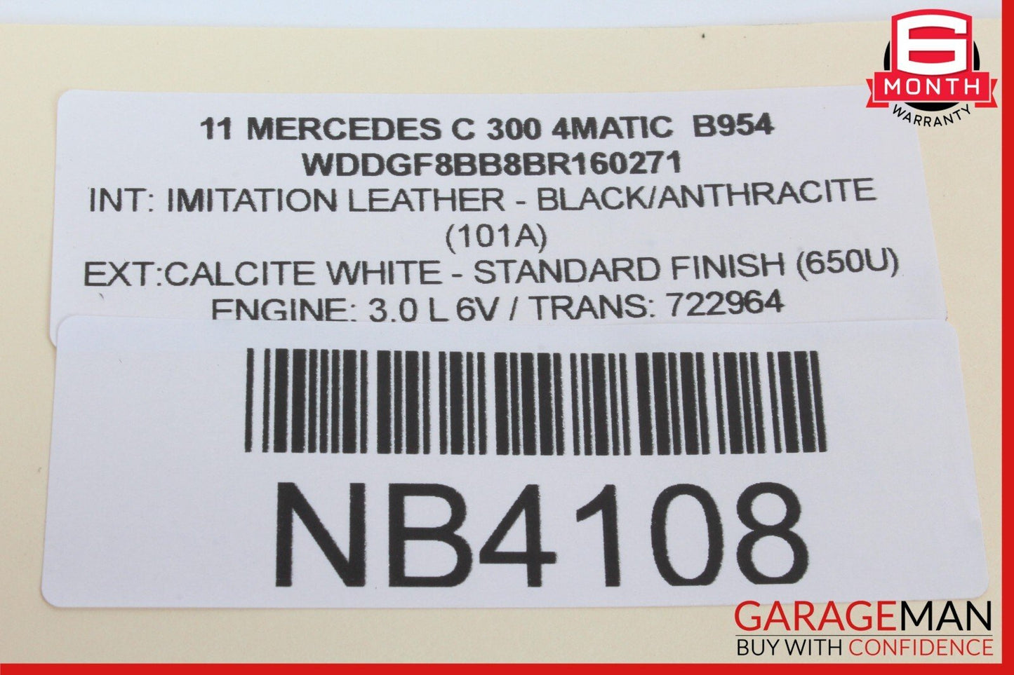 08-11 Mercedes W204 C300 4MATIC Gear Shift Shifter Selector Indicator Boot Knob