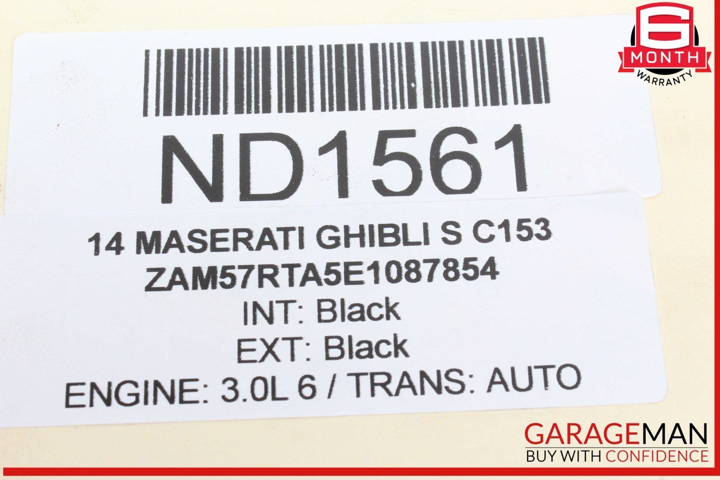 14-17 Maserati Ghibli S Rear Left Driver Side Lower Suspension Control Arm OEM